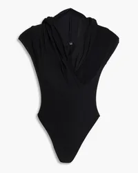 Leslie Amon Grace draped swimsuit - Black Black