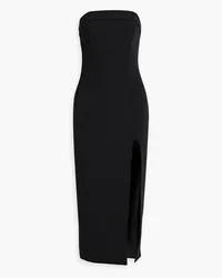 NICHOLAS Adiba strapless crepe midi dress - Black Black