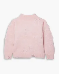 R13 Distressed knitted sweater - Pink Pink