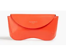 Leather glasses case - Orange