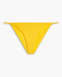 JADE SWIM Bare Minimum terry bikini briefs - Yellow Yellow