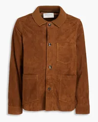 Officine Generale Suede jacket - Brown Brown