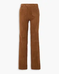 SPRWMN Suede flared pants - Brown Brown