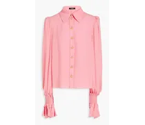 Silk crepe de chine blouse - Pink