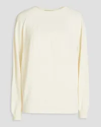 Gentryportofino Wool and cashmere-blend sweater - White White