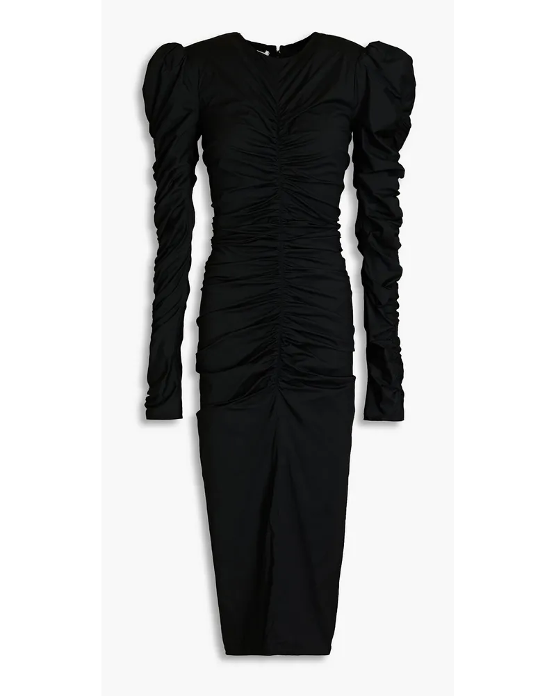 Philosophy Di Lorenzo Serafini Ruched crepe midi dress - Black Black