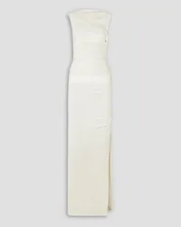 Christopher Esber Gesine ruched twisted jersey maxi dress - White White