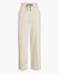 Brunello Cucinelli French cotton-blend terry wide-leg pants - Neutral Neutral