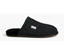 Shearling slippers - Black