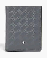 Montblanc Textured-leather cardholder - Gray Gray