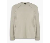 Slub linen-blend sweater - Gray