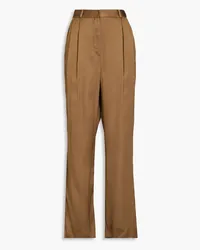 Loulou Studio Ross satin wide-leg pants - Brown Brown