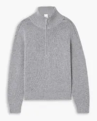 ALLUDE Wool and cashmere-blend turtleneck sweater - Gray Gray