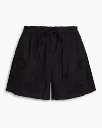 Rag & Bone Marley broderie anglaise cotton shorts - Black Black