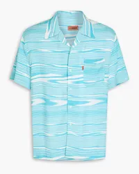 Missoni Printed woven shirt - Blue Blue