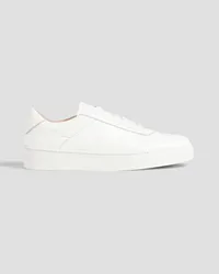 Iris & Ink Gina pebbled-leather sneakers - White White