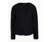 Metallic tweed jacket - Black