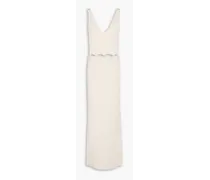 Merle cutout stretch-knit maxi dress - Neutral