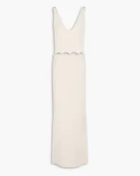 Nanushka Merle cutout stretch-knit maxi dress - Neutral Neutral