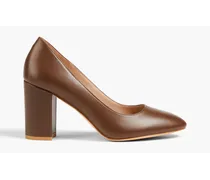 Leather pumps - Brown