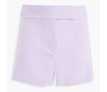 Alice Olivia - Crepe shorts - Purple