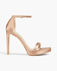 Stuart Weitzman Satin sandals - Neutral Neutral