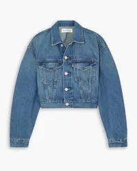 SLVRLAKE Cropped denim jacket - Blue Blue