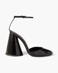 ATTICO Luz patent-leather pumps - Black Black