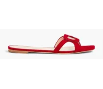 Suede sandals - Red