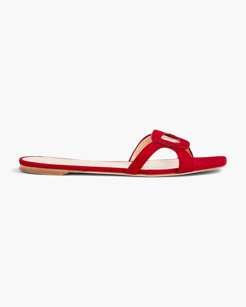 Rupert Sanderson Suede sandals - Red Red