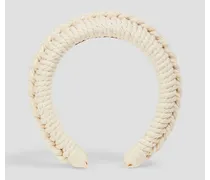 Macramé headband - White