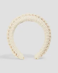 Zimmermann Macramé headband - White White