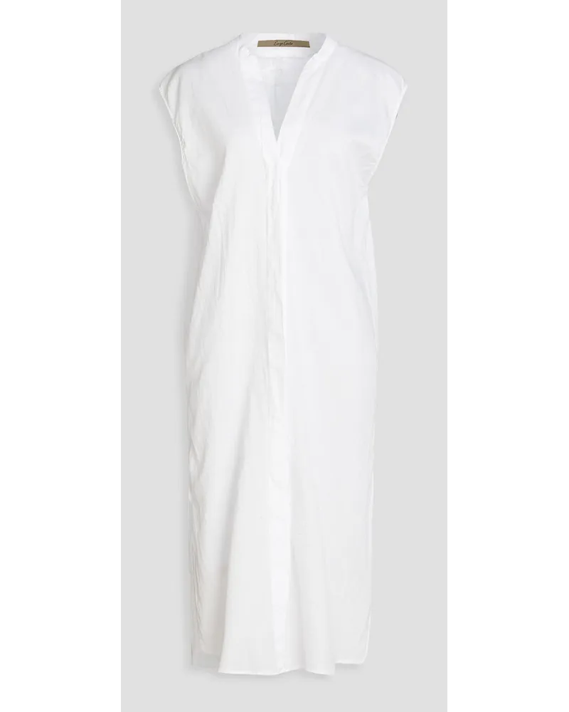 Enza Costa Cotton-gauze midi dress - White White