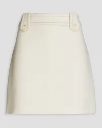 Sandro Cotton-blend tweed mini skirt - White White