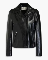 Tory Burch Leather biker jacket - Black Black