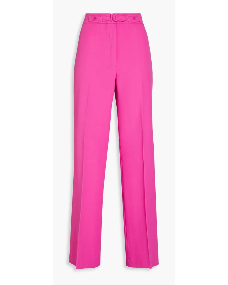 Maje Crepe straight-leg pants - Pink Pink