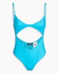 Jacquemus Aranja cutout swimsuit - Blue Blue