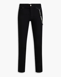 Dolce & Gabbana Skinny-fit distressed embellished denim jeans - Black Black