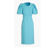 Michelle cutout crepe midi dress - Blue