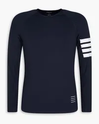 Thom Browne Striped stretch T-shirt - Blue Blue