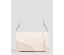 Assisi leather shoulder bag - White