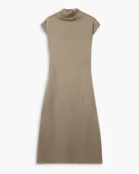 GAUCHERE Satin midi dress - Neutral Neutral