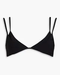 Christopher Esber Cutout triangle bikini top - Black Black