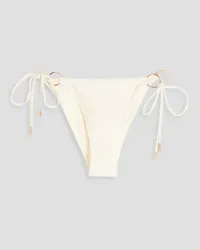 Cult Gaia Yanna embellished bikini bottoms - White White