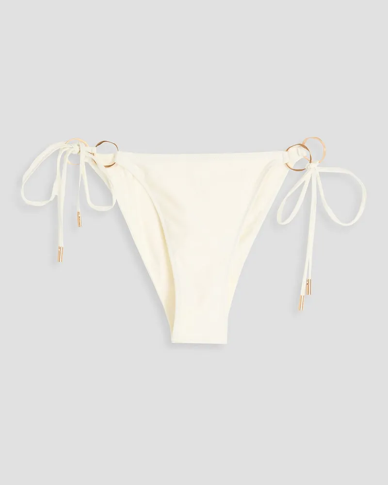 Cult Gaia Yanna embellished bikini bottoms - White White