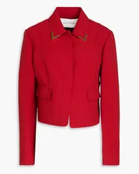 Valentino Garavani Wool-crepe jacket - Red Red