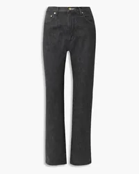 Tu Es Mon Trésor The Diamond high-rise straight-leg jeans - Black Black