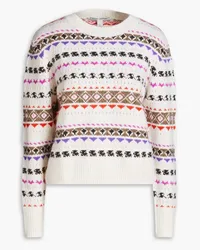 Autumn Cashmere Fair Isle cashmere sweater - White White