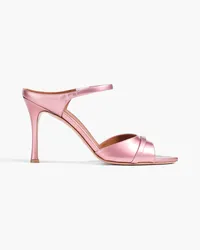 Malone Souliers Una 90 metallic leather sandals - Pink Pink