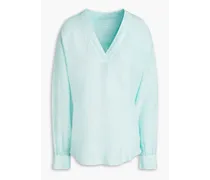 Linen blouse - Green